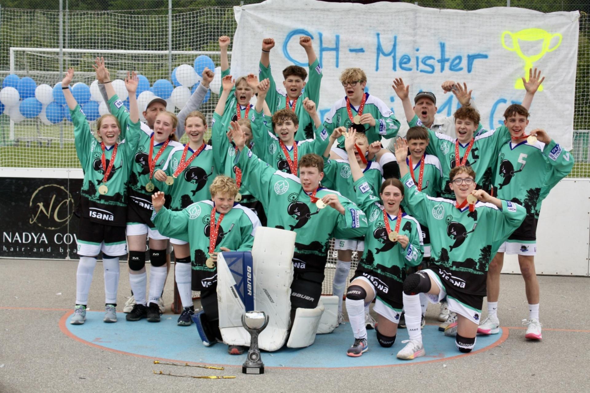 Die U15 gewinnt das Double