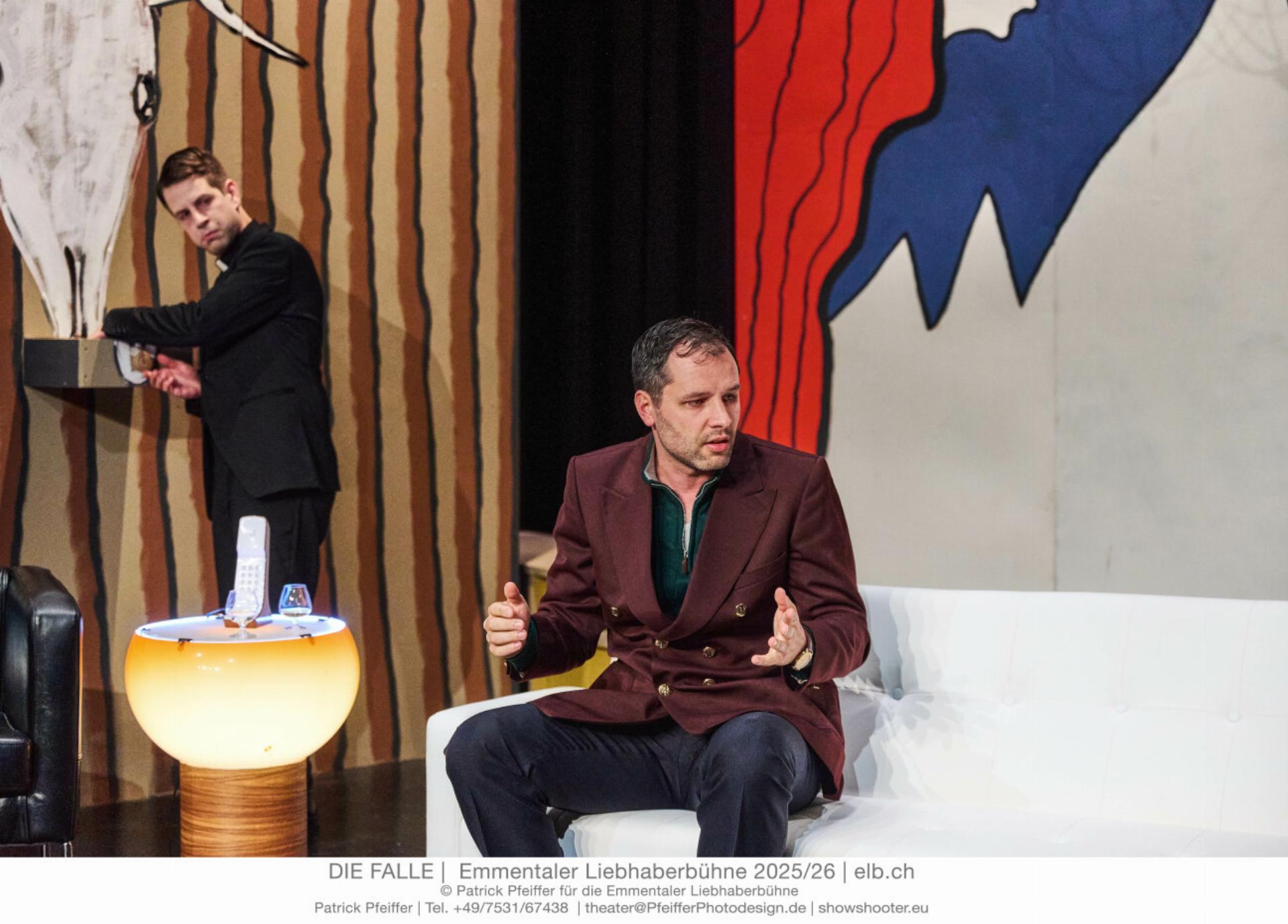 Psychothriller «Die Falle» mit der Emmentaler Liebhaberbühne im Casino Theater - Das Bild wird blockiert. – Möglicherweise durch einen aktiven Adblocker.