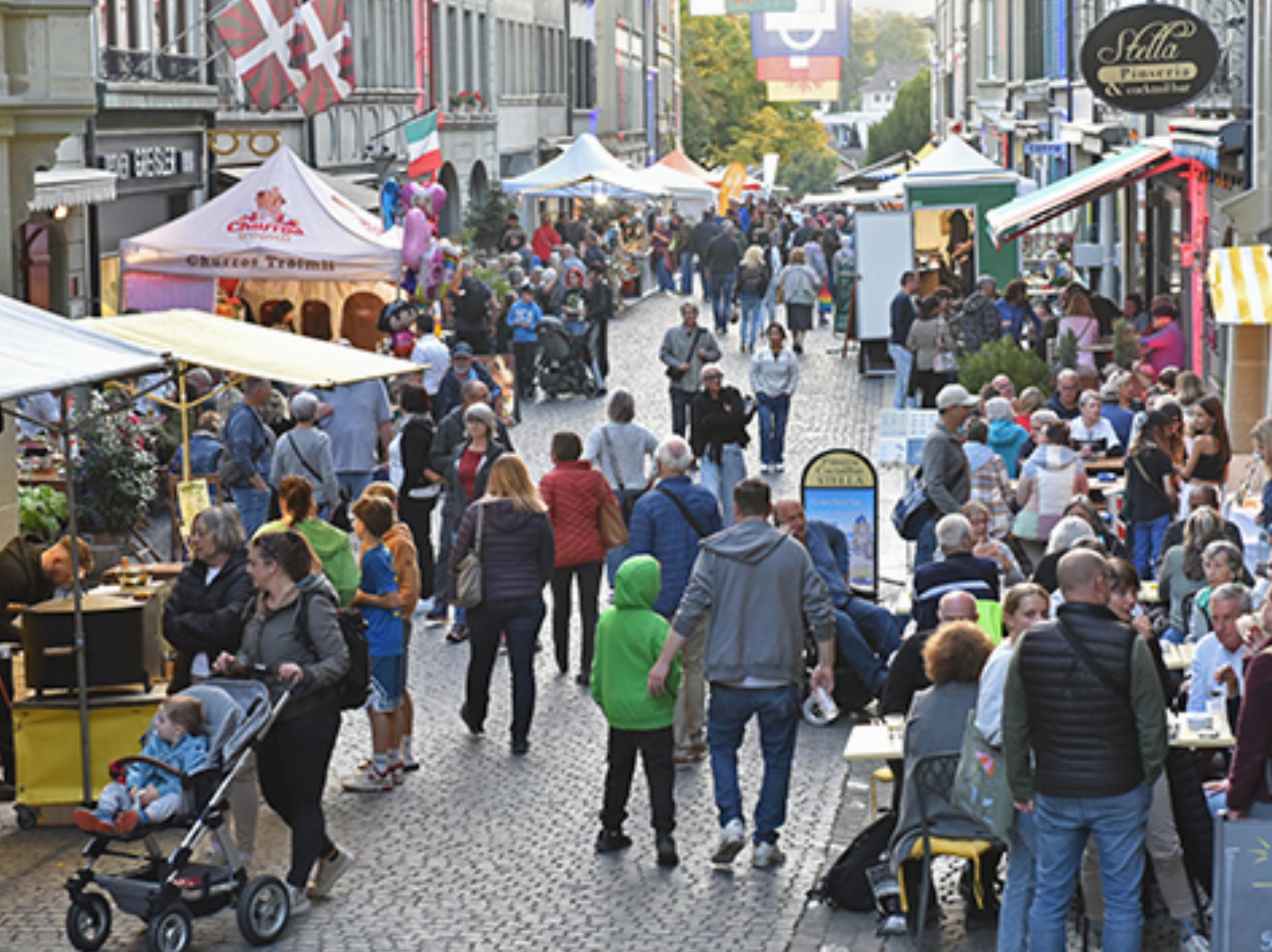 Ein schöner Herbstabend in der Burgdorfer Oberstadt