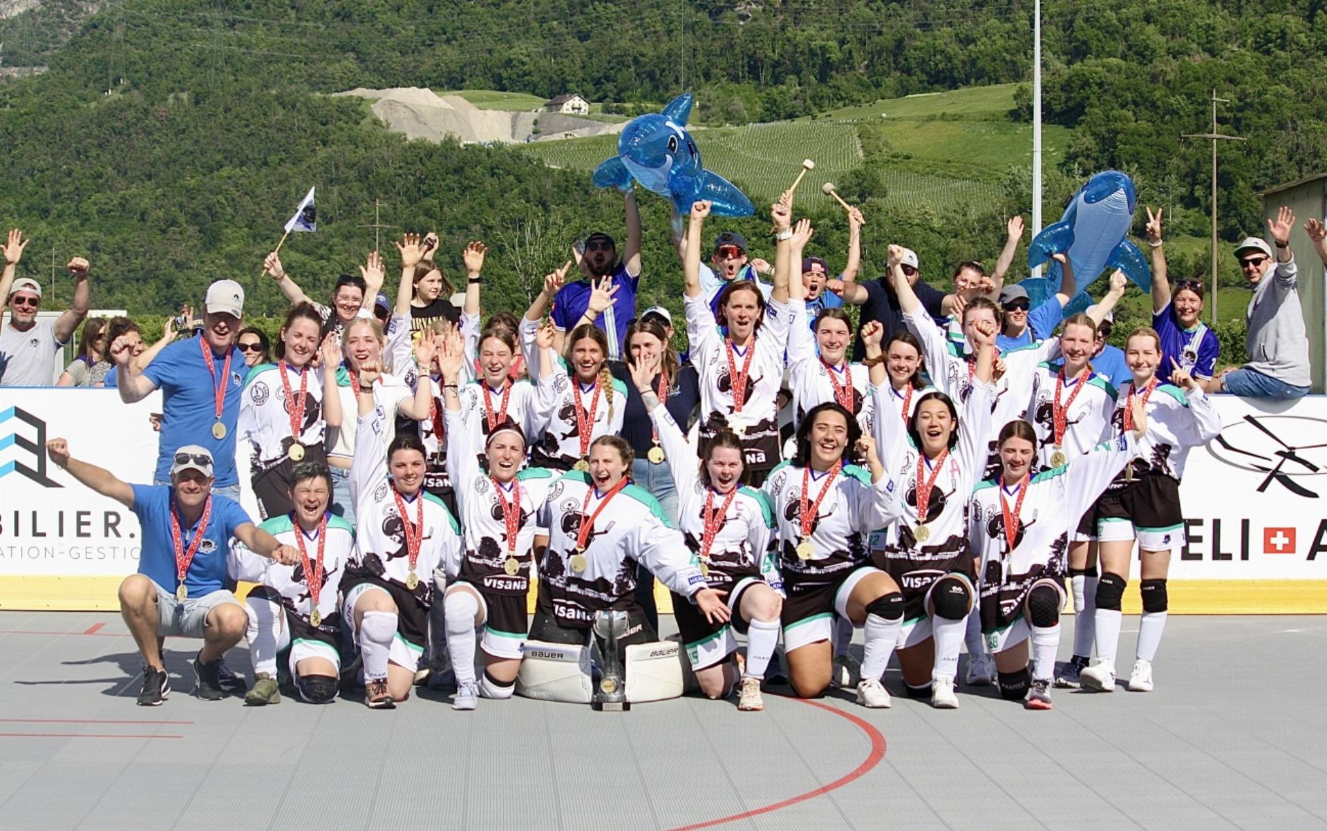 Schweizermeistertitel für die Damen des SHC Grenchen-Limpachtal