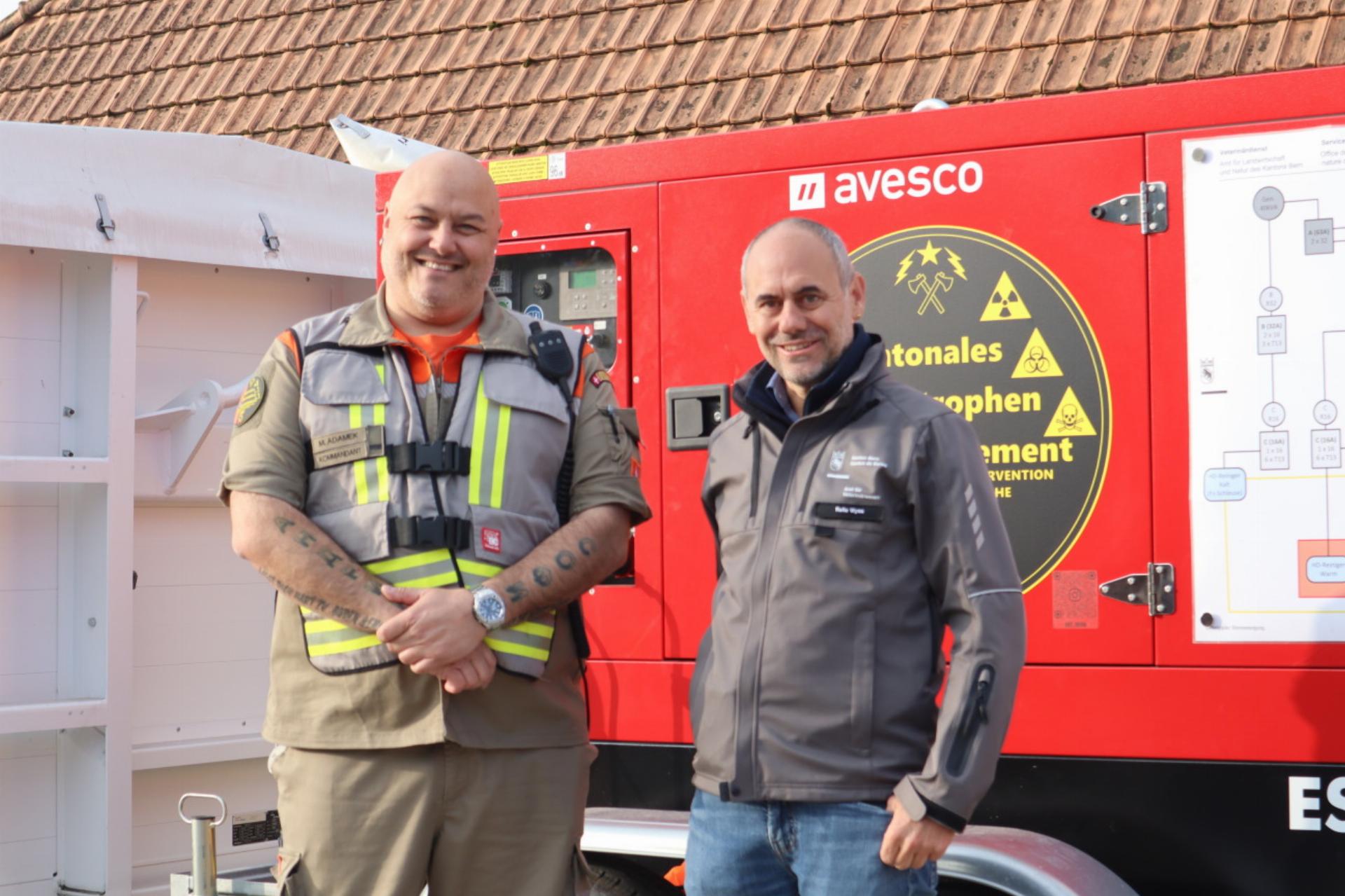 Der Kanton Bern übt die Bekämpfung der Maul- und Klauenseuche - Das Bild wird blockiert. – Möglicherweise durch einen aktiven Adblocker.