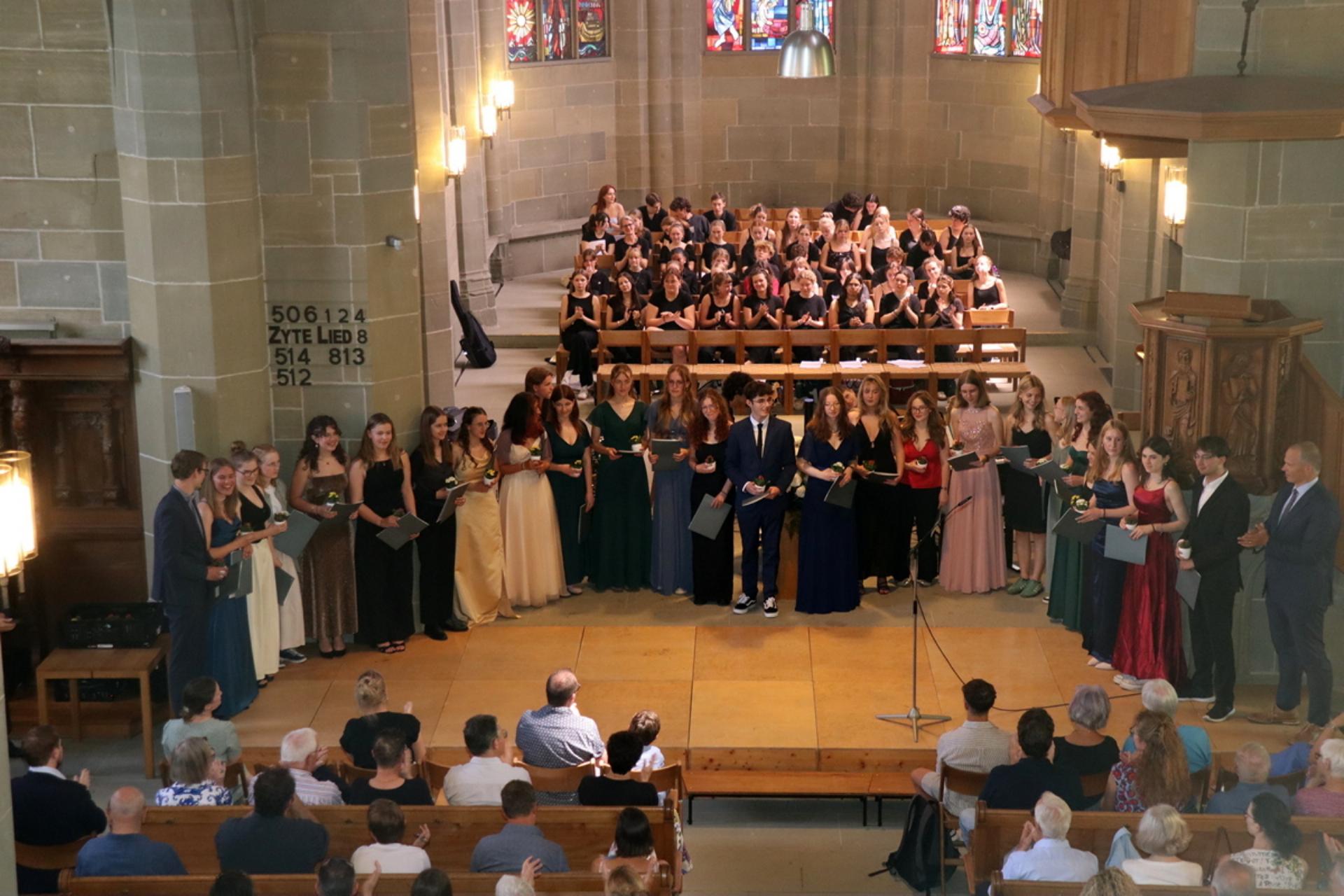 Maturafeierlichkeiten in der Stadtkirche
