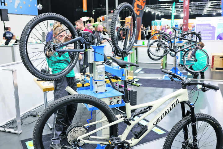Die Fahrradmechaniker/innen gaben ihr Bestes. bBild: SwissSkills / Stefan Wermuth
