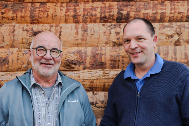 Wechsel im Emmentaler Führungsstab VKFO: Peter Mathys (links) und sein Nachfolger Simon Wüthrich. Bild: ©Kanton Bern