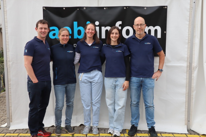 Von links: Niggi Duckert, Conny Duckert, Iris Altherr, Michal Weber und Stefan Aebi (Madlena Kübler fehlt auf dem Bild).