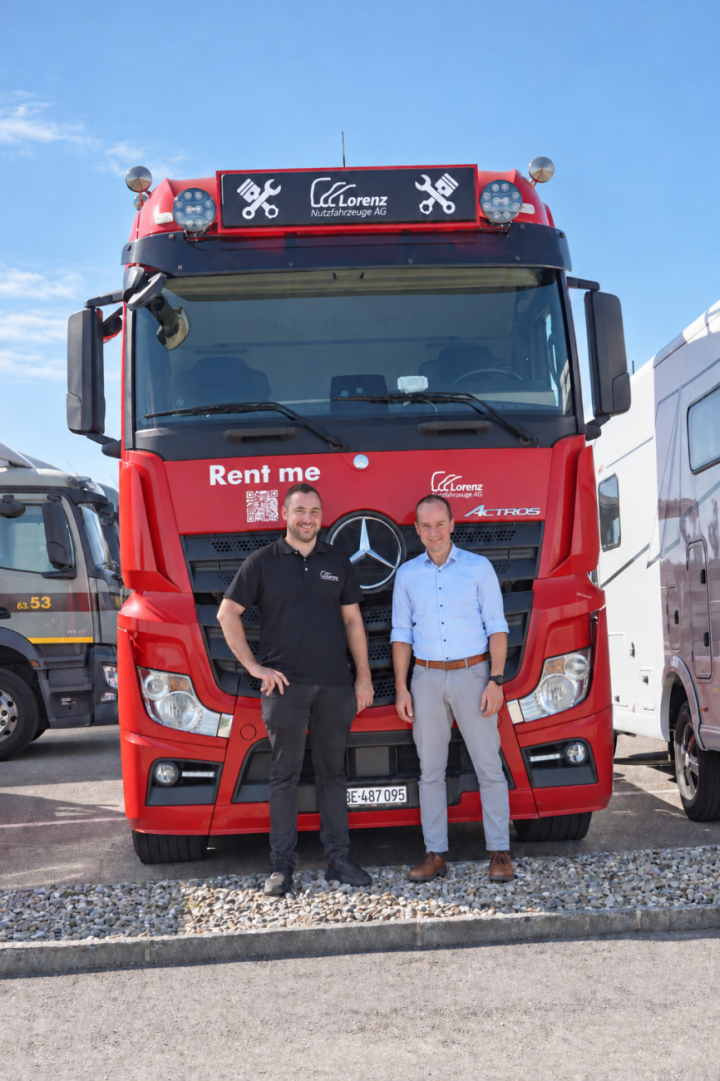 Betriebsleiter Kilian Liechti (links) und Geschäftsführer  Marco Borer.