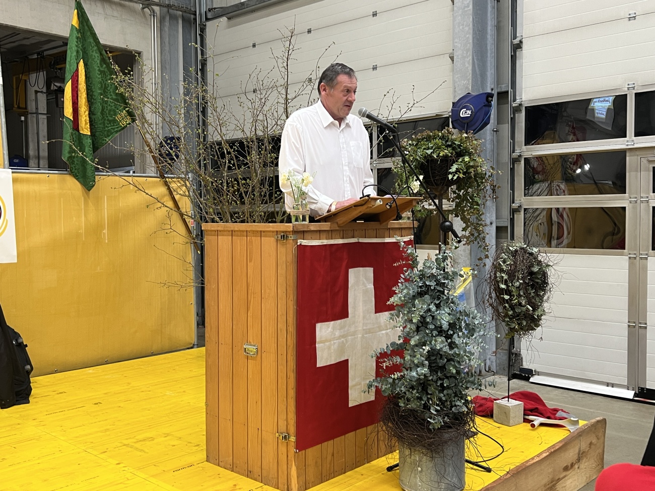 Urs Wälchli, Gemeindepräsident von Ersigen. Urs Wälchli, Gemeindepräsident von Ersigen.