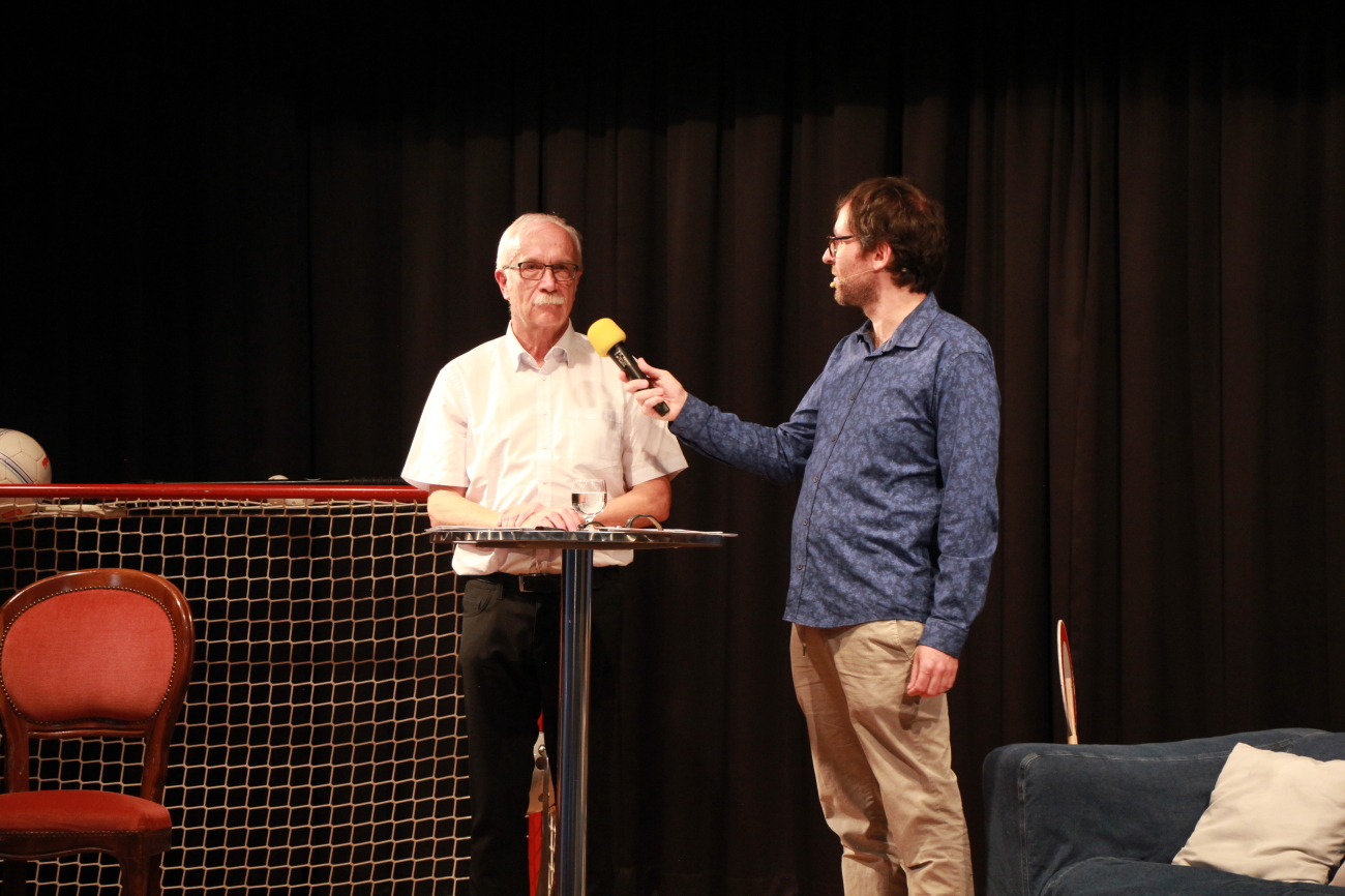 Andreas Tschanz gab Einblick in das Leben eines Schiedsrichters. Andreas Tschanz gab Einblick in das Leben eines Schiedsrichters.