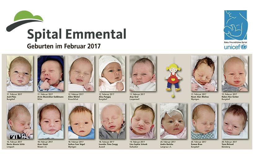 Geburten im Februar 2017