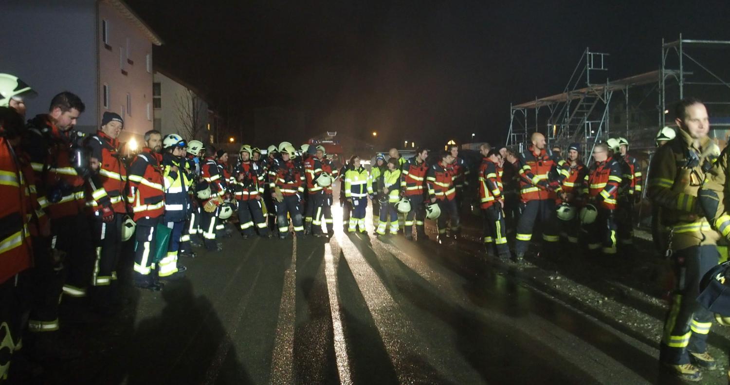 Schlussübung der Feuerwehr Wynigen-Rumendingen