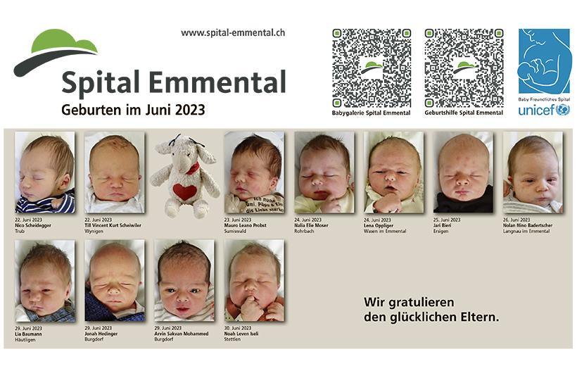 Geburten im Juni 2023
