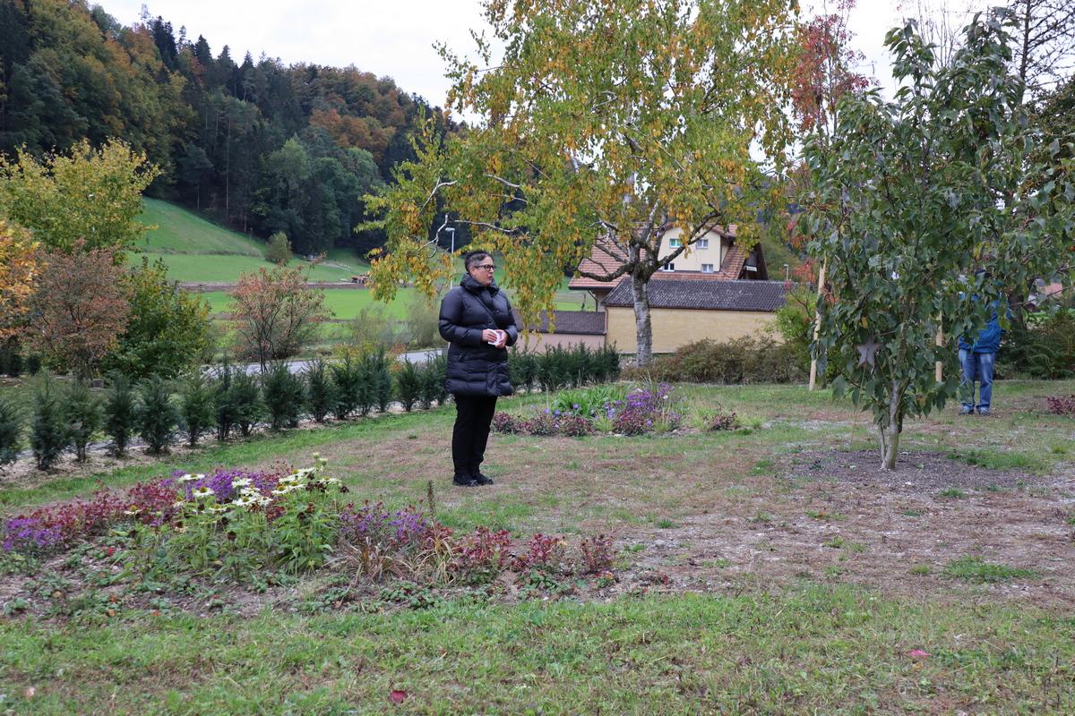 Begehung des neugestalteten Friedhofs Oberburg