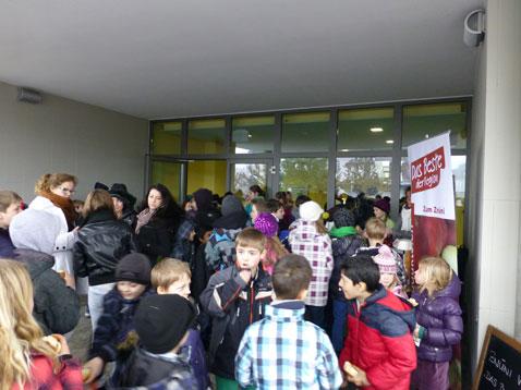Znüniaktion an den Schulen Kirchberg, Lyssach und Rüdtligen-Alchenflüh