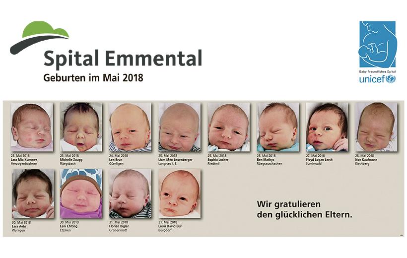Geburten im Mai 2018