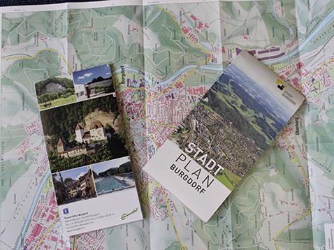 Mit dem neuen Burgdorfer Stadtplan auf Erkundungstour