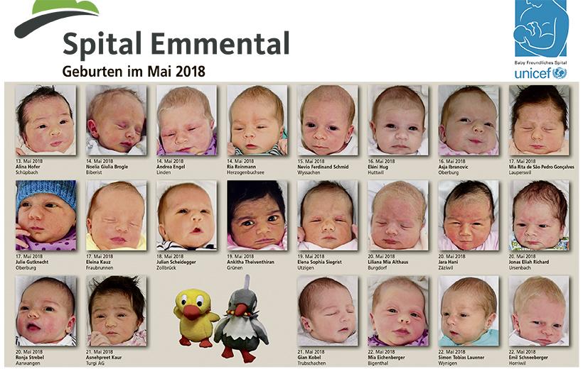 Geburten im Mai 2018