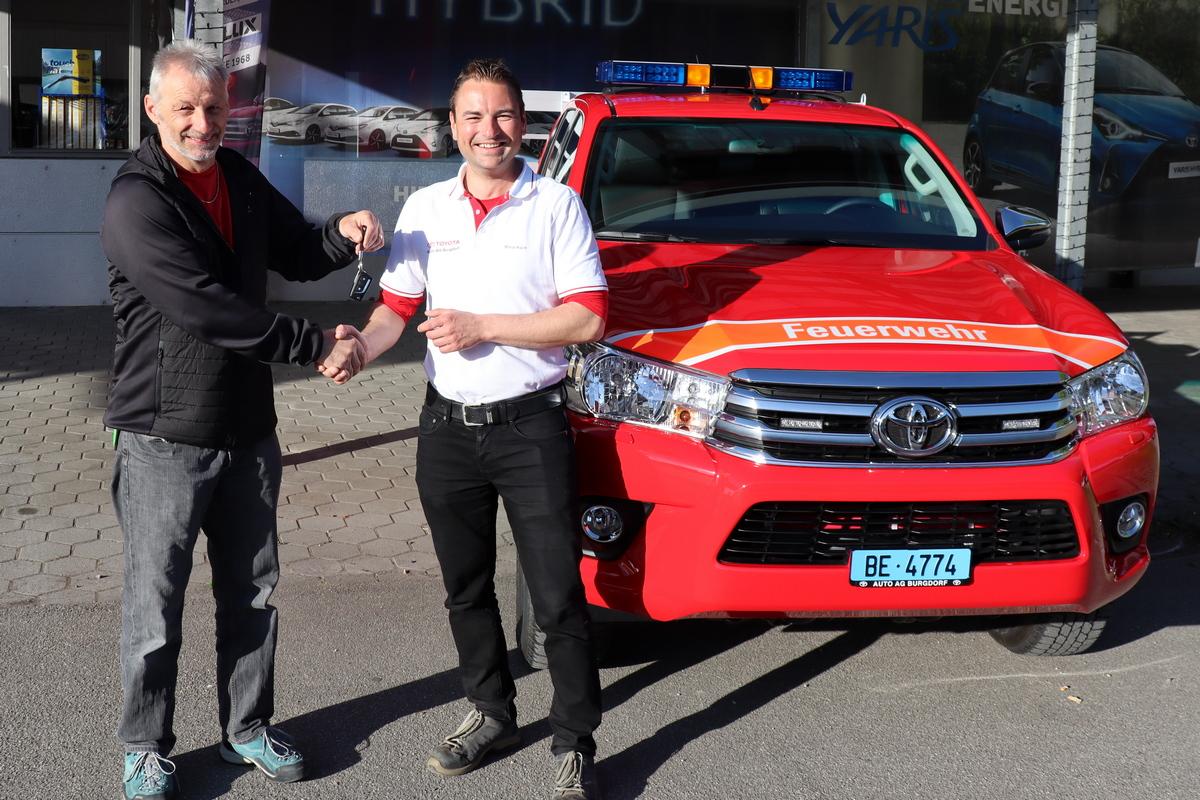Neues Feuerwehrfahrzeug für Burgdorf