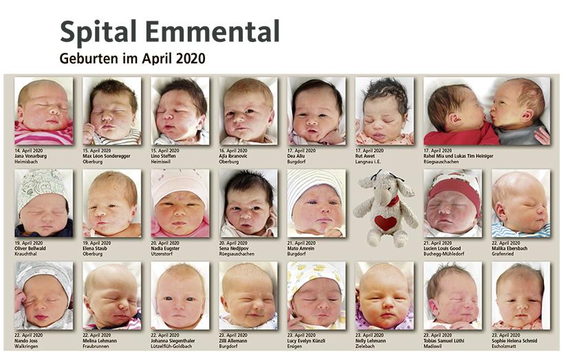 Geburten im April 2020