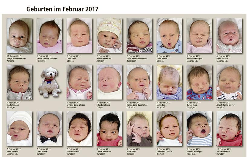 Geburten im Februar 2017