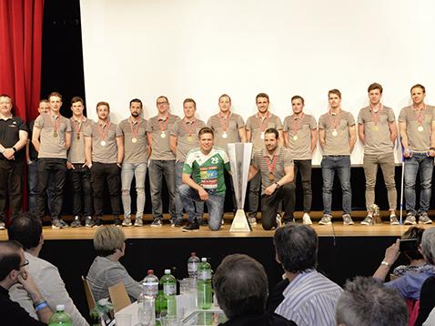 Ehrung der Unihockey-Champions
