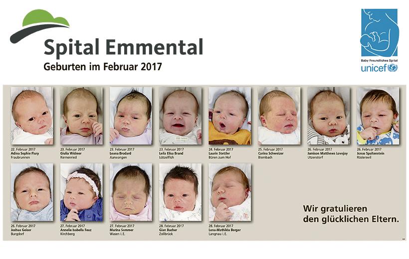 Geburten im Februar 2017