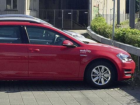 Ein Mobility-Auto für den Standort Fraubrunnen