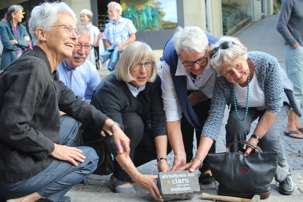 Der Claro- Weltladen gewann den Altstadtpreis 2017 