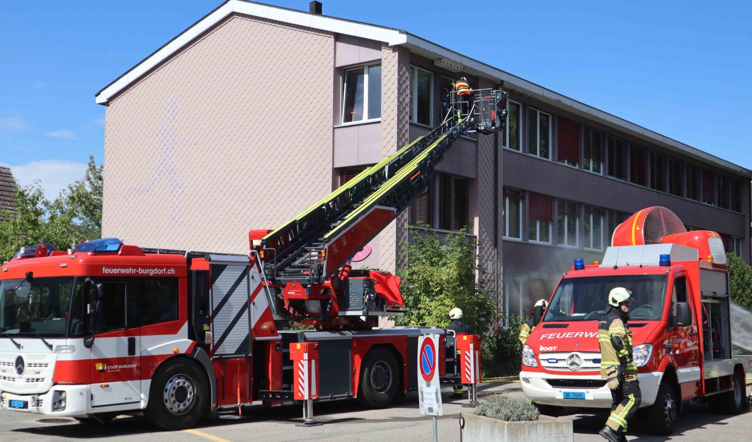 Erfolgreiche Hauptübung der Feuerwehr Wynigen-Rumendingen